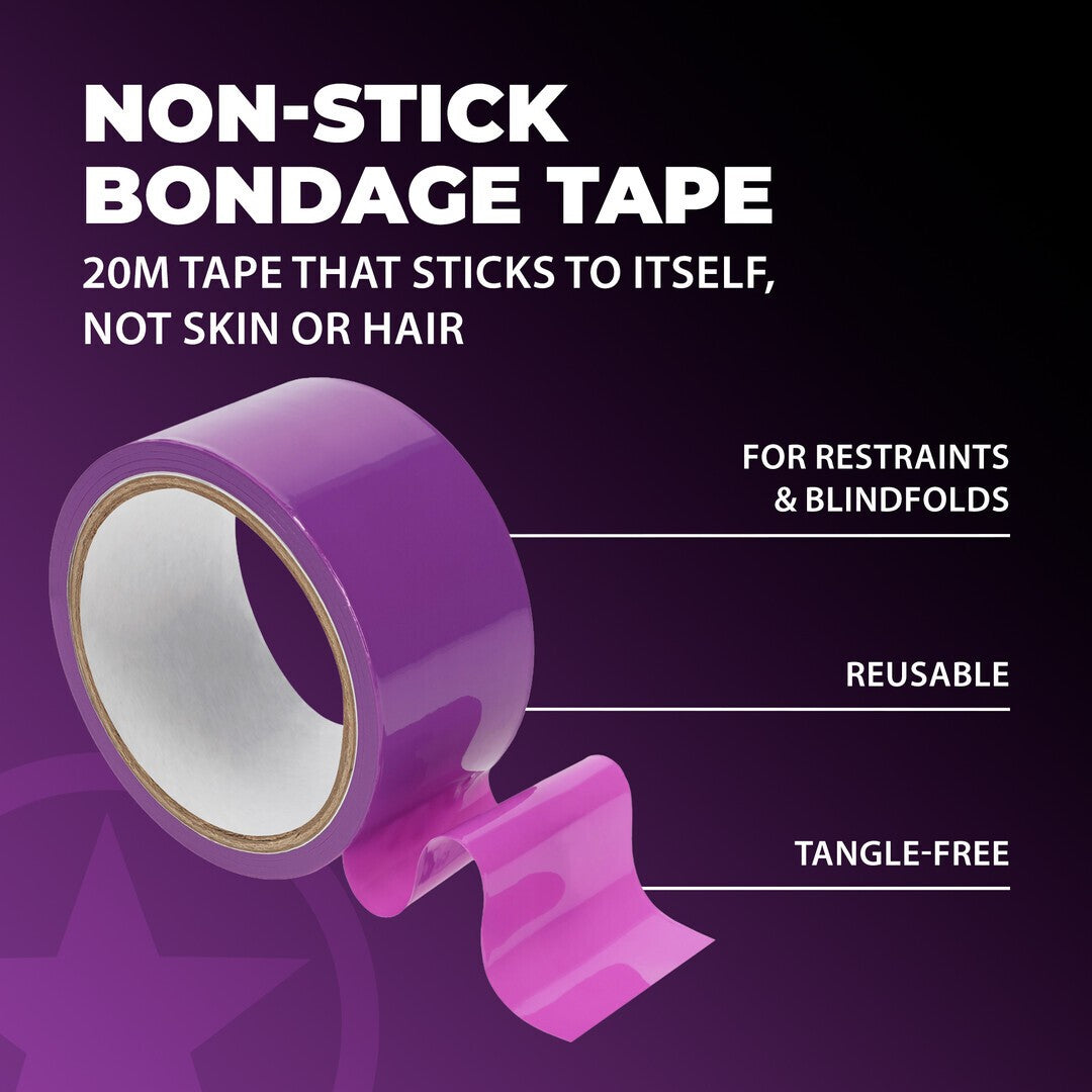 FITA BONDAGE PVC NON-STICK 20 M ROXO OUCH!