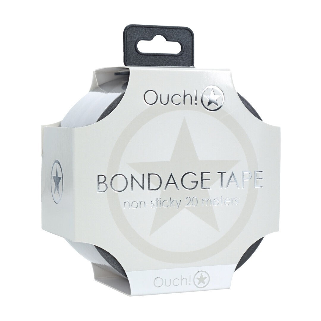 FITA BONDAGE PVC NON-STICK 20 M PRATEADA OUCH!