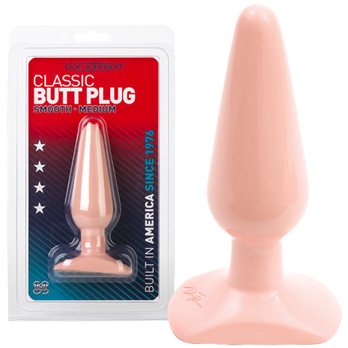 PLUG ANAL DOC JOHNSON CLASSIC BUTT PLUG FLESH MEDIUM - Lust Sexshop