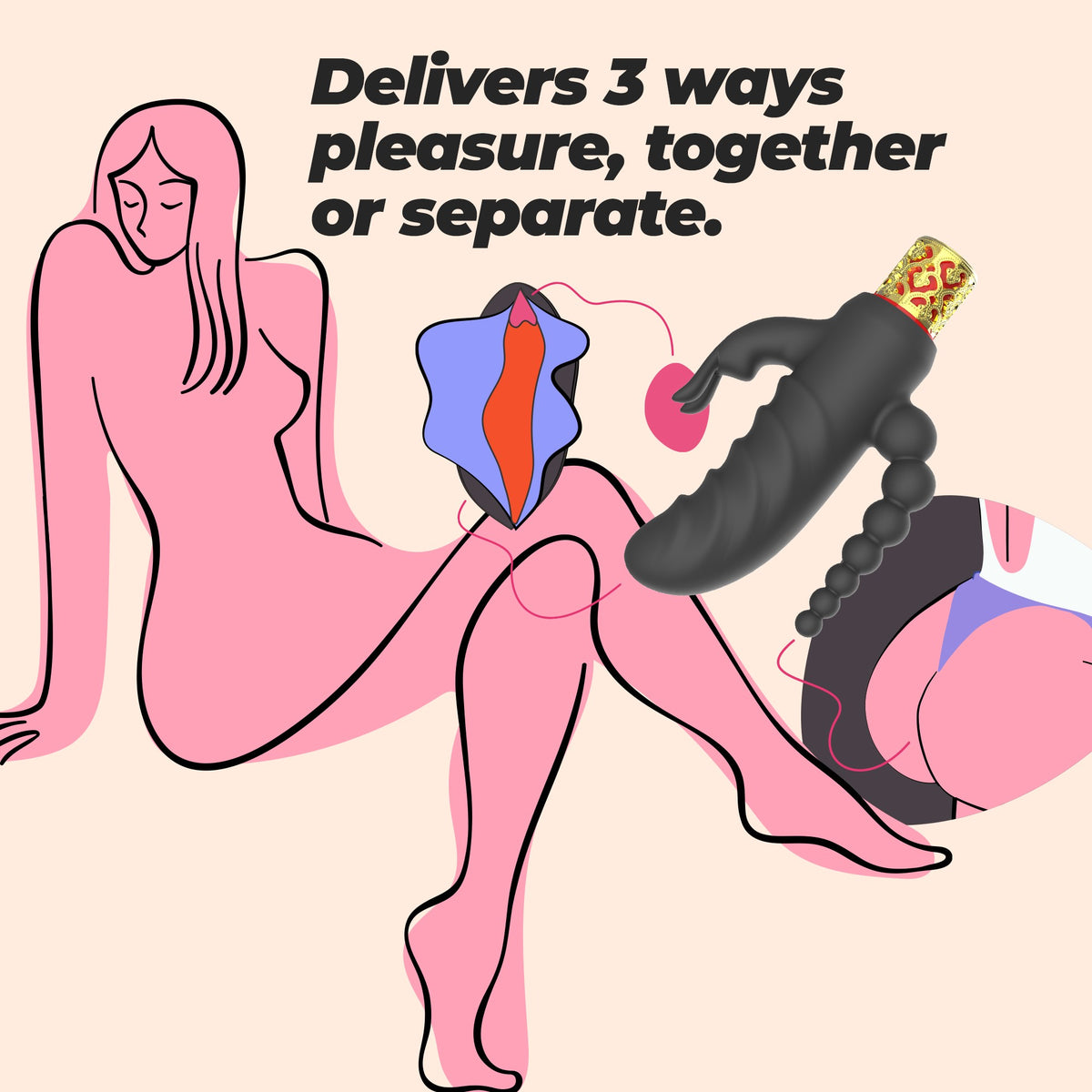 CRUSHIOUS ROMANOV CLASSIC VIBRATOR WITH REMOVABLE SILICONE SLEEVE