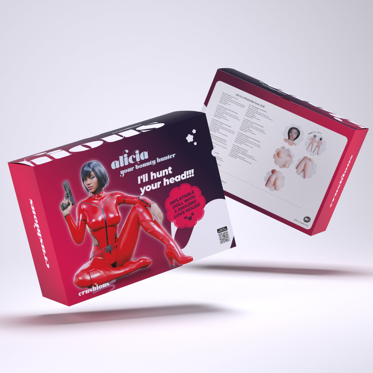 ALICIA A CAÇA RECOMPENSAS BONECA INSUFLÁVEL MULATA CRUSHIOUS - Lust Sexshop