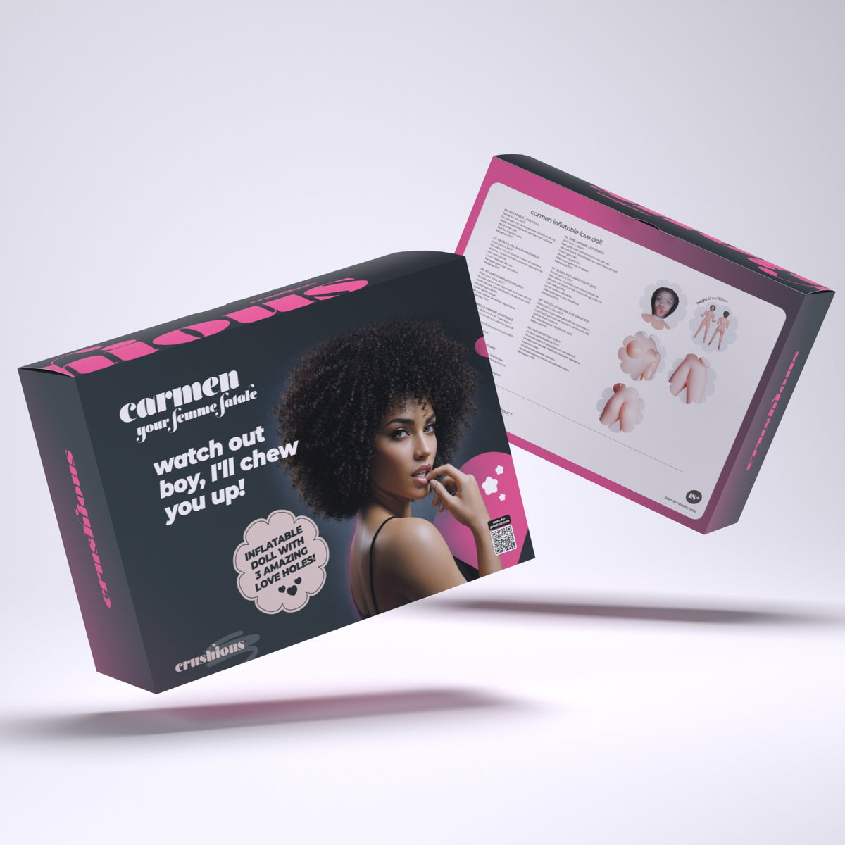 CARMEN A FEMME FATALE BONECA INSUFLÁVEL MULATA CRUSHIOUS - Lust Sexshop