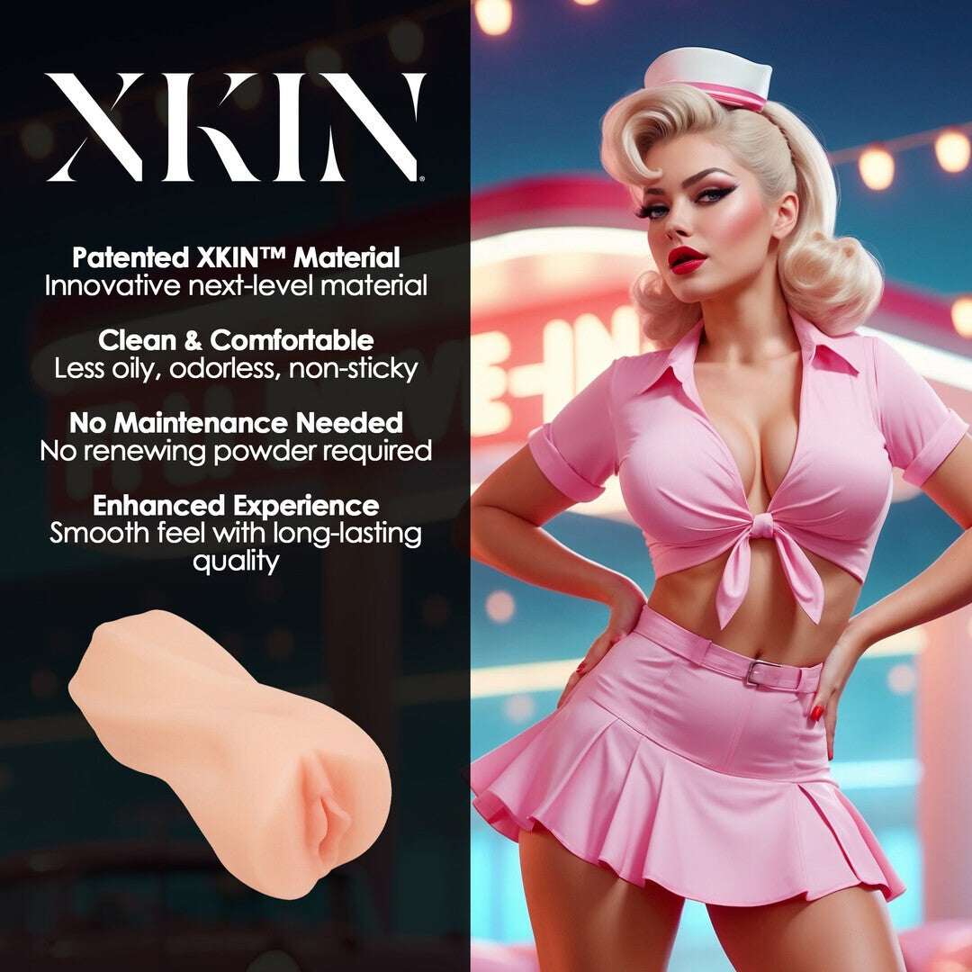 MASTURBADOR PINUP DOLLS CARHOP CUTIE DARLA SMASHBURGER MEDIUM 202G FLESH XKIN