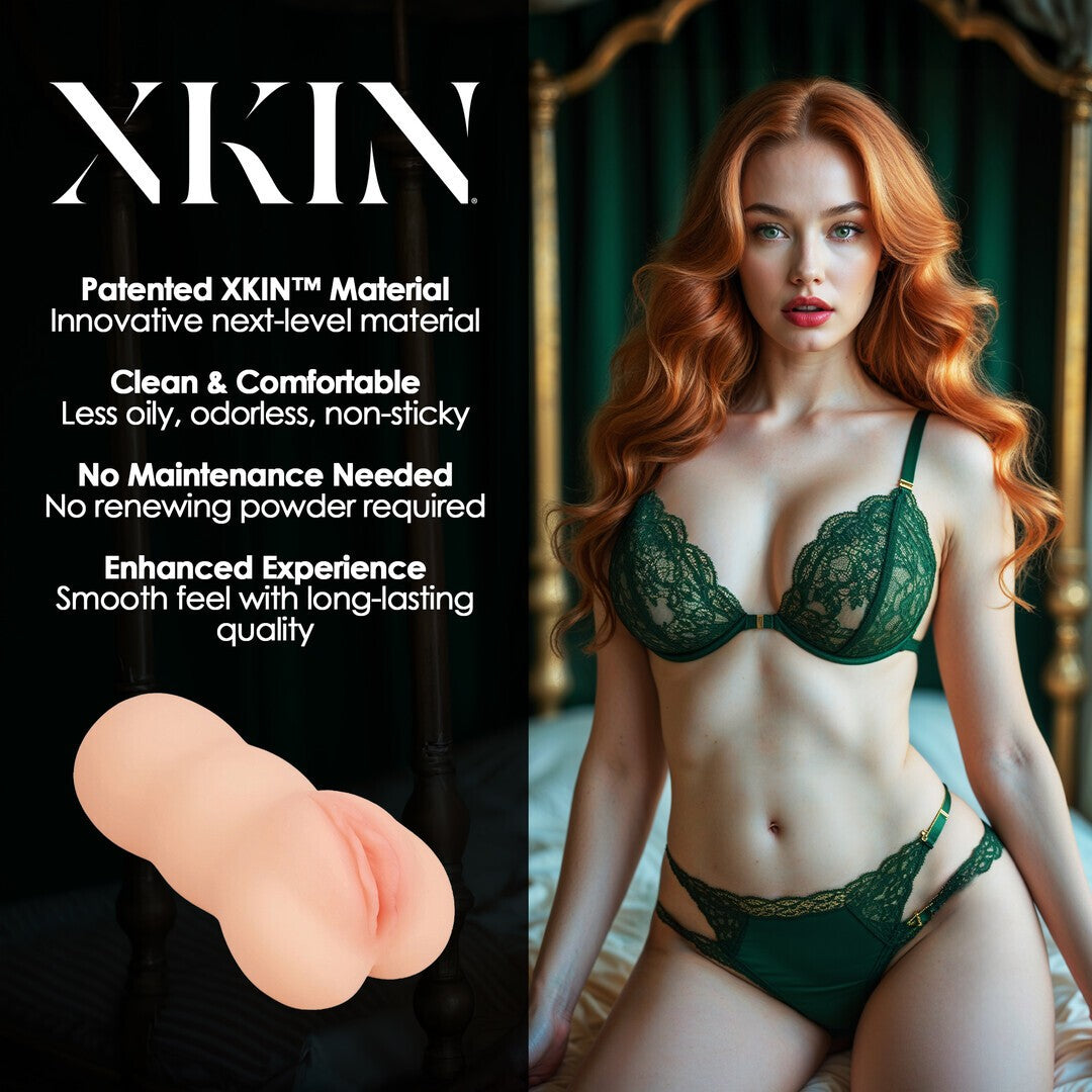 XKIN SECRET AFFAIRS SCARLET TEMPTRESS NICOLETTE TPE MEDIUM MASTURBATOR 272G FLESH
