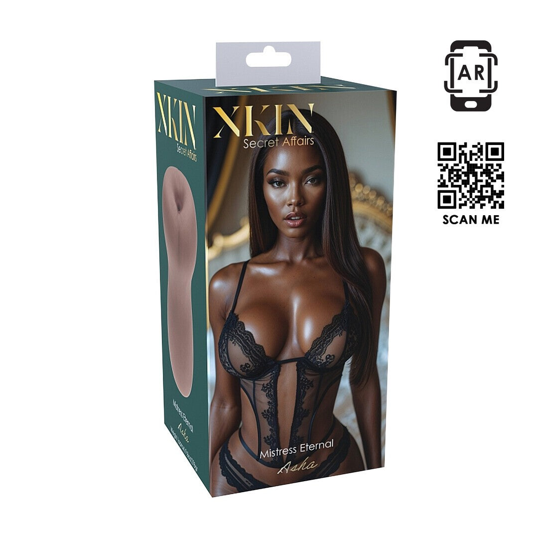 XKIN SECRET AFFAIRS MISTRESS ETERNAL ASHA TPE MEDIUM MASTURBATOR 278G BROWN