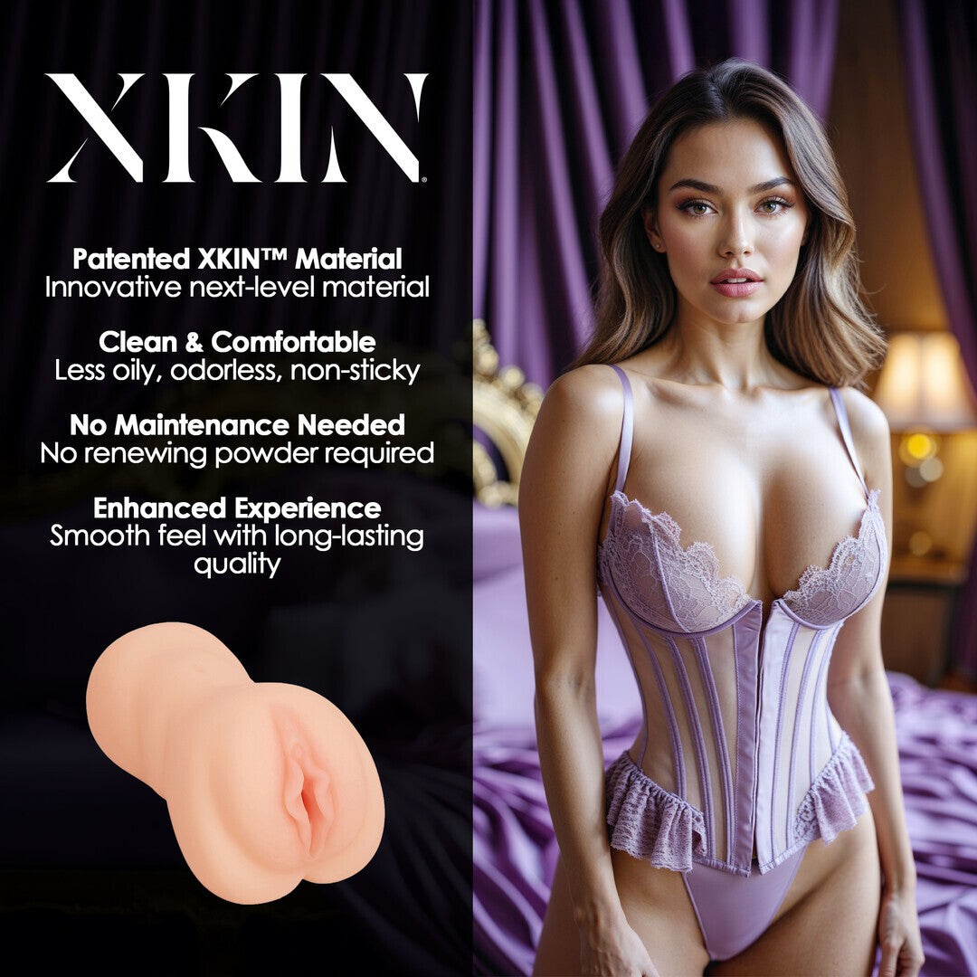 XKIN SECRET AFFAIRS SOFT AND SWEET DELILAH TPE LARGE MASTURBATOR 400G FLESH