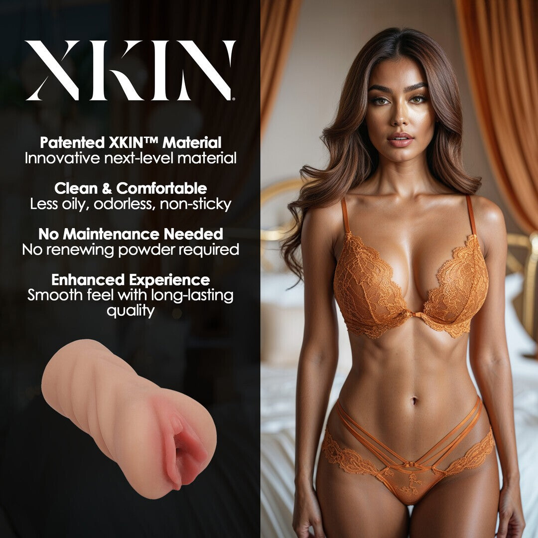 MASTURBADOR SECRET AFFAIRS MIDNIGHT HONEY CELESTE TPE MEDIUM 99G TAN XKIN