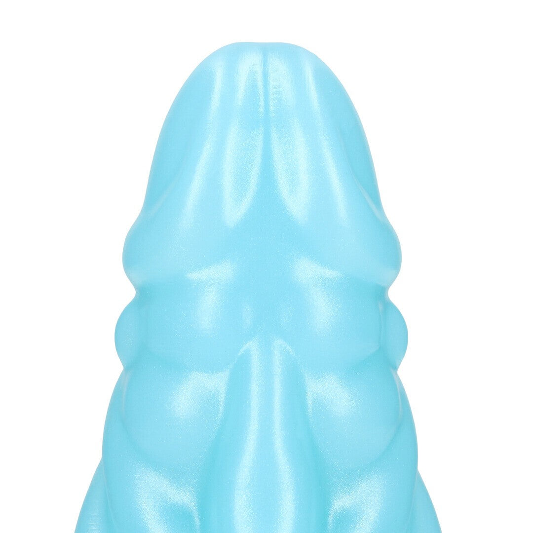DILDO MONSTER EM SILICONE VEIN MASTER BRANCO/AZUL OUCH!