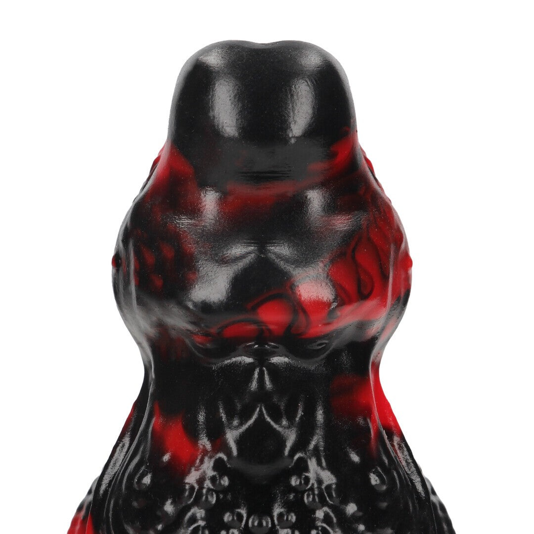 DILDO MONSTER DE SILICONA HELL NIGHT FIEND ROJO/NEGRO OUCH!