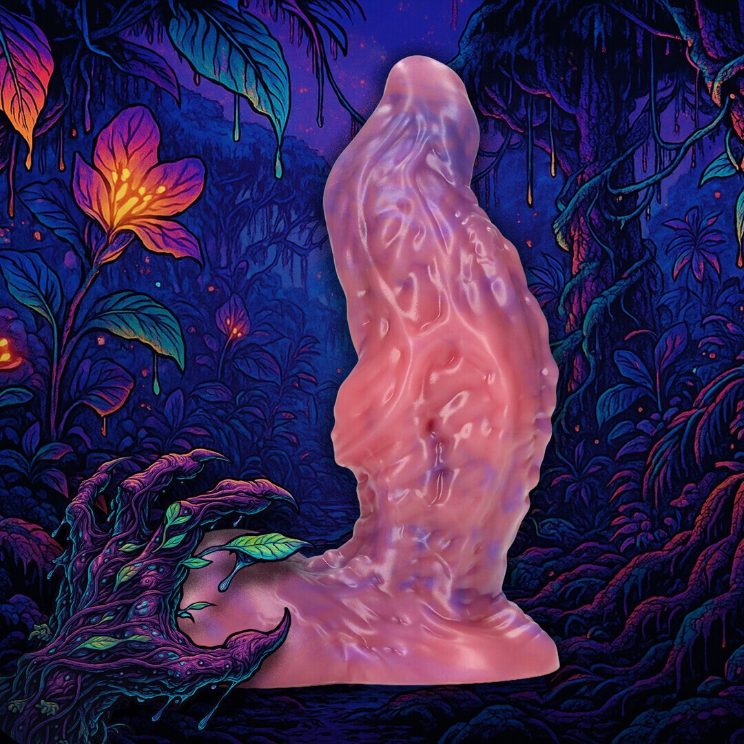DILDO MONSTER DE SILICONA GALACTIC RAVAGER MORADO OUCH!