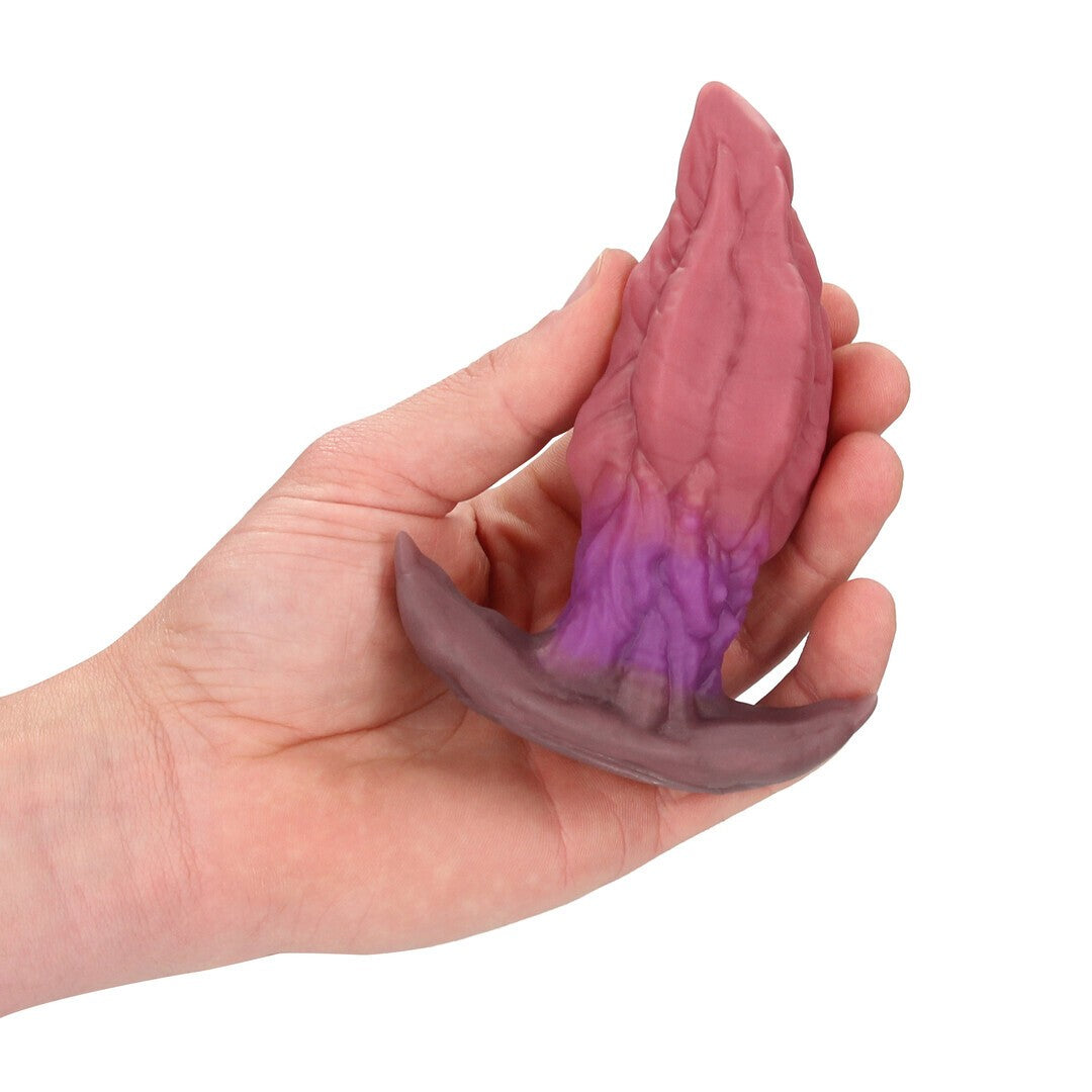PLUG ANAL MONSTER EM SILICONE VEIN DARKSPAWN ROXO OUCH!