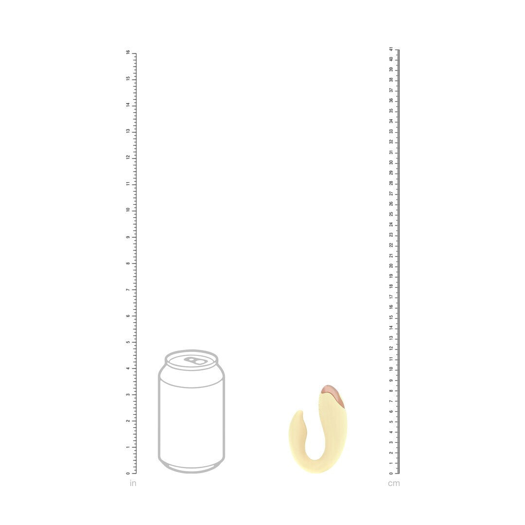 VIBRADOR CON MANDO DAYDREAM COMPACT G-SPOT AMARILLO LOVELINE