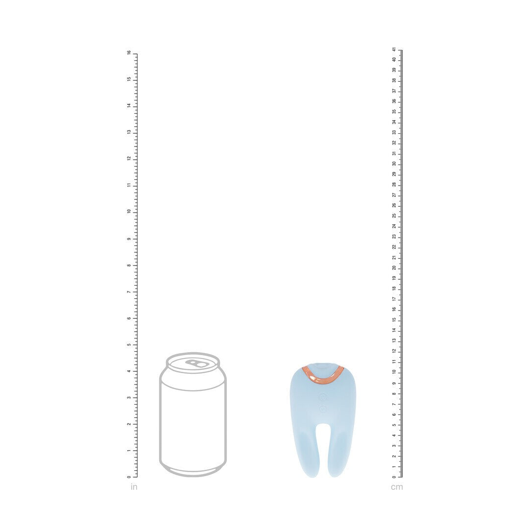 LOVELINE BONNIE DOUBLE-ENDED TAPPING VIBRATOR BLUE