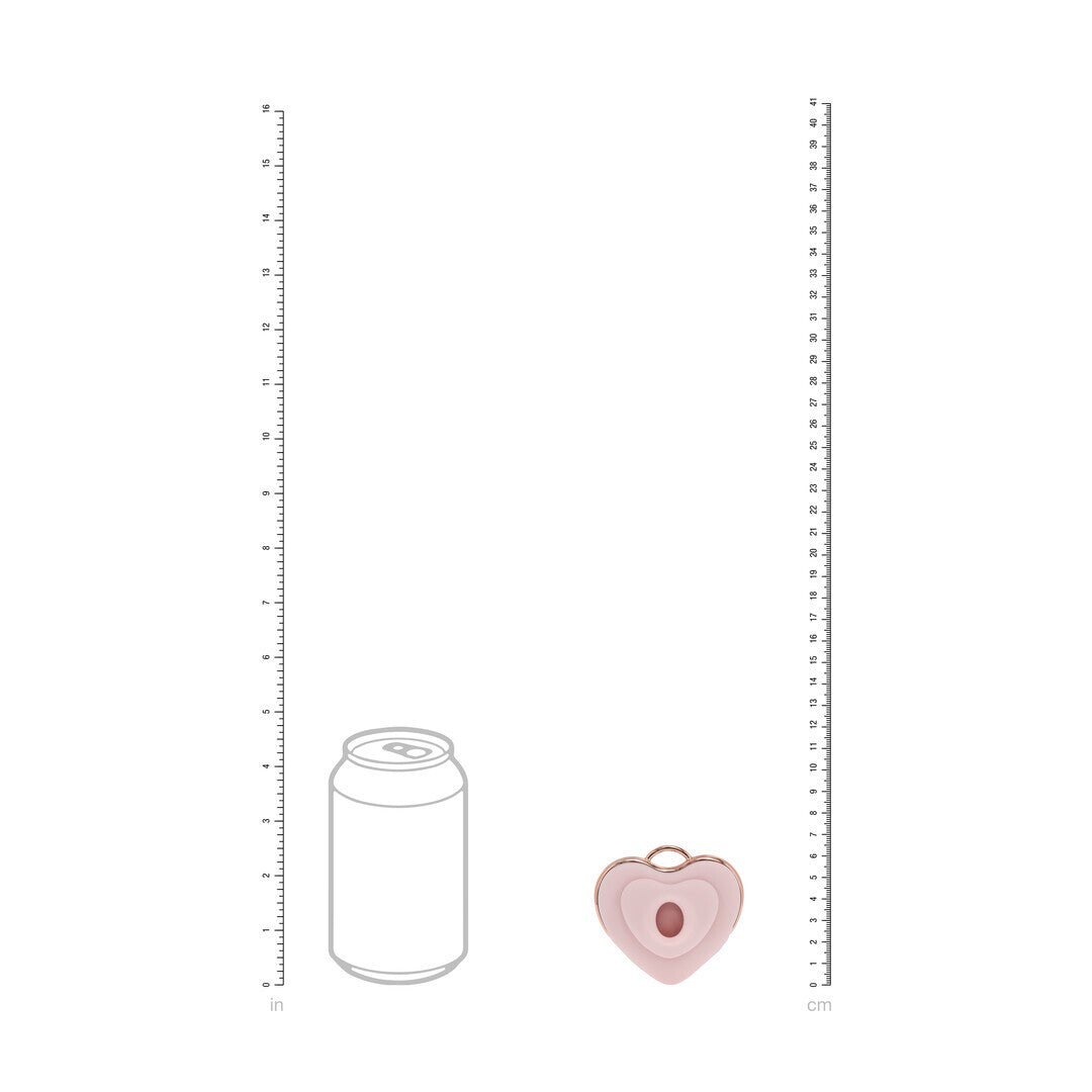 ESTIMULADOR AIRTAP HEART-SHAPED LUVIE ROSA LOVELINE