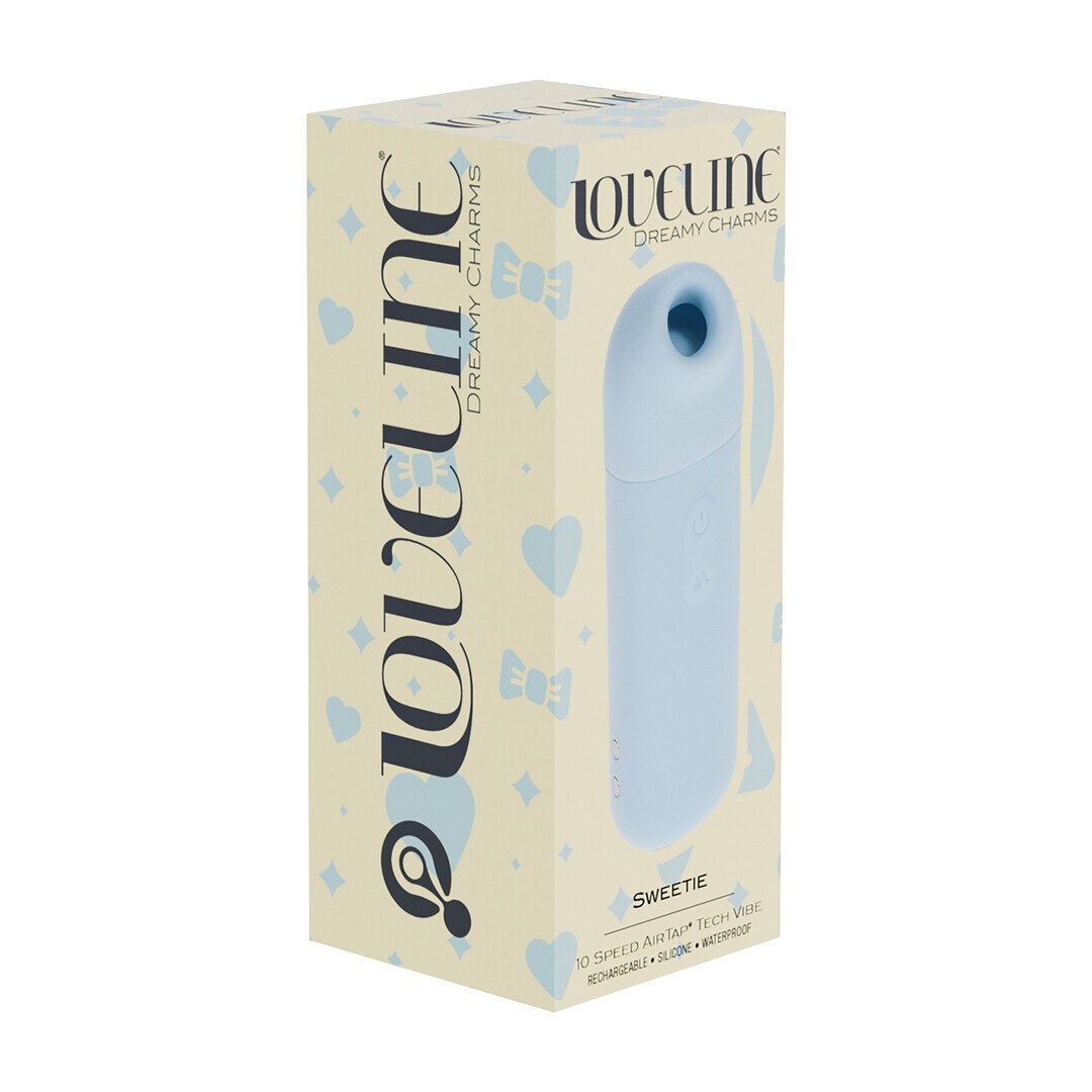 VIBRADOR AIRTAP SWEETIE AZUL LOVELINE