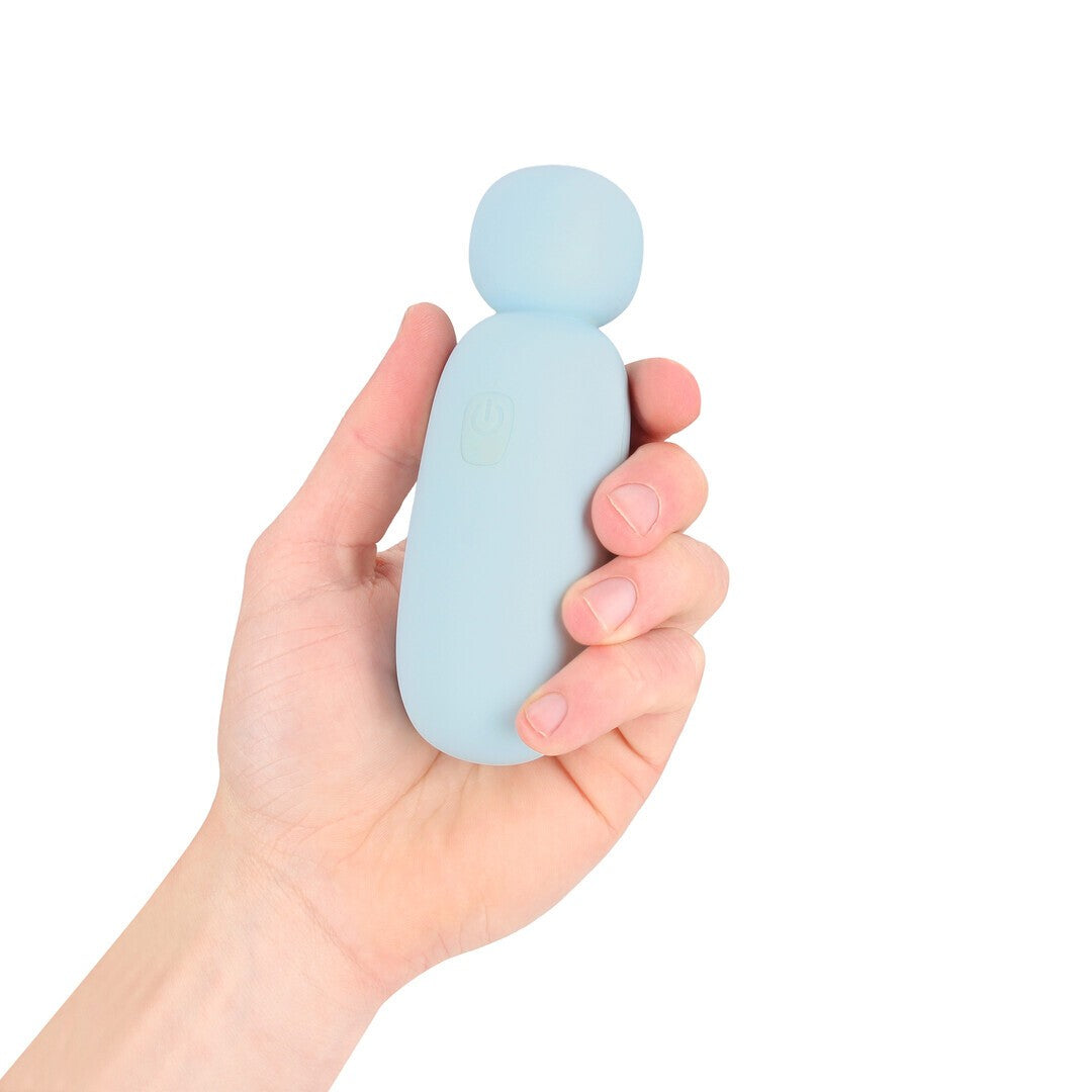 LOVELINE MOCHI MINI CHUNKY WAND VIBRATOR BLUE