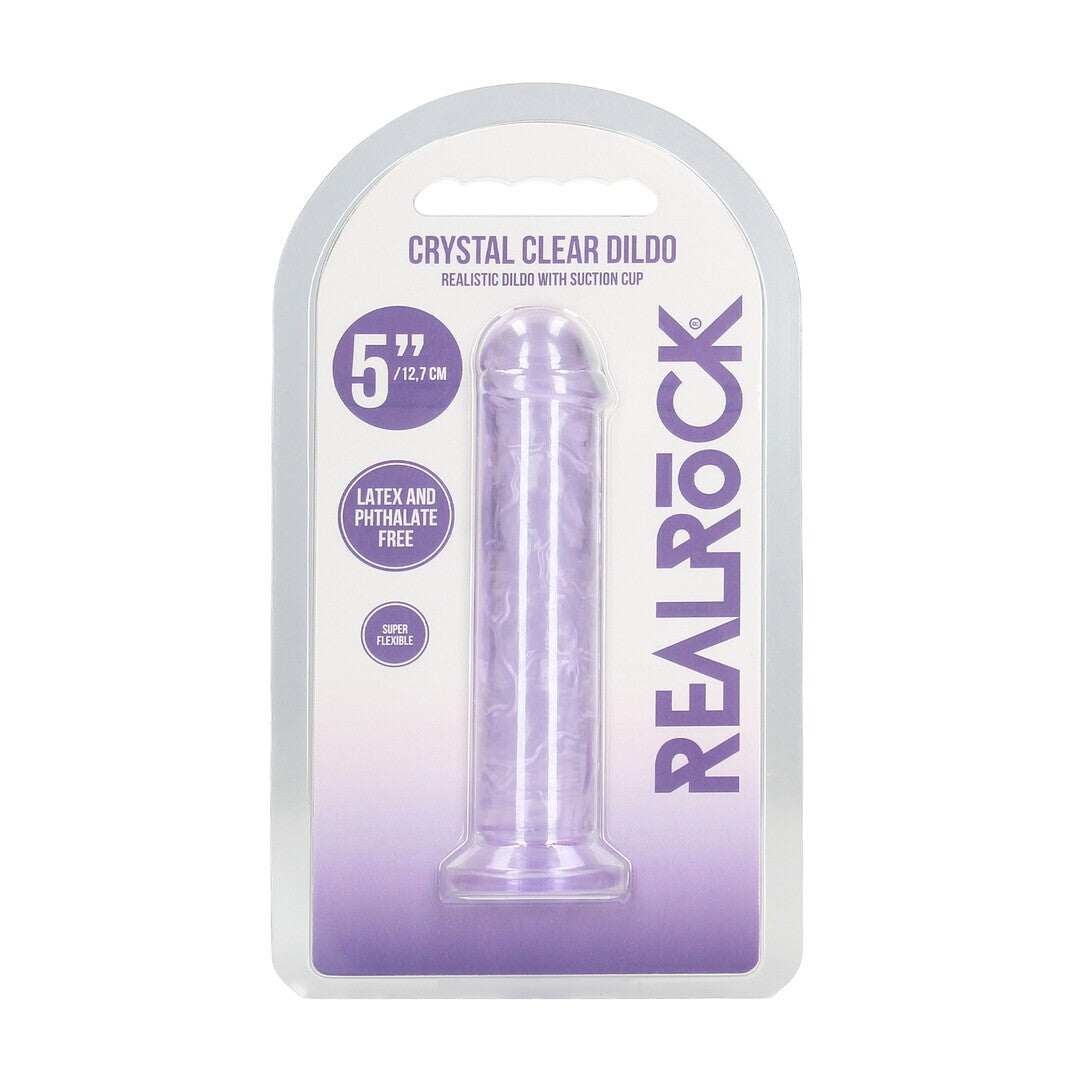 DILDO REALÍSTICO 5 /12.7 CM ROXO REALROCK