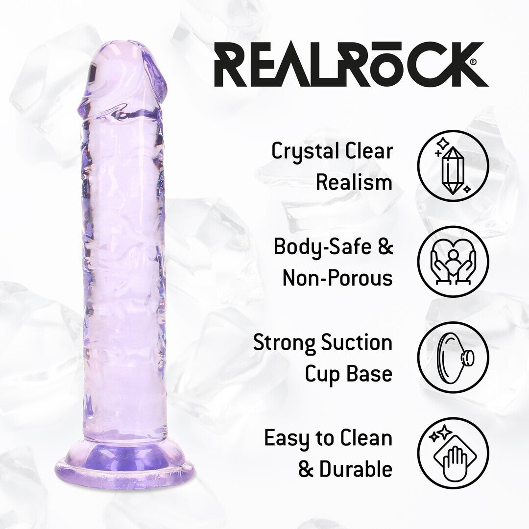DILDO REALISTA 5 /12.7 CM MORADO REALROCK