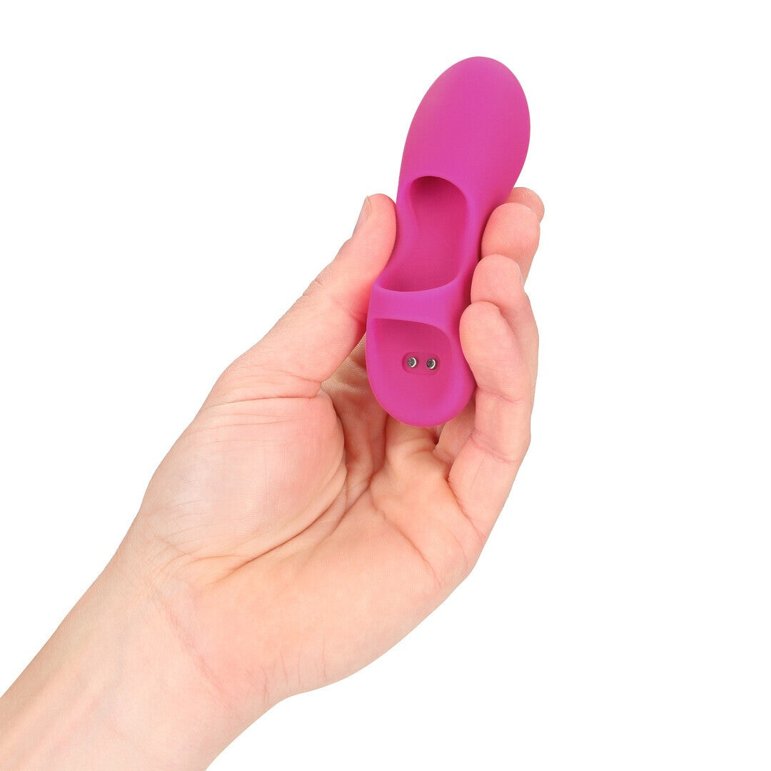 MINI VIBRADOR DE DEDO ROSA LOVELINE 