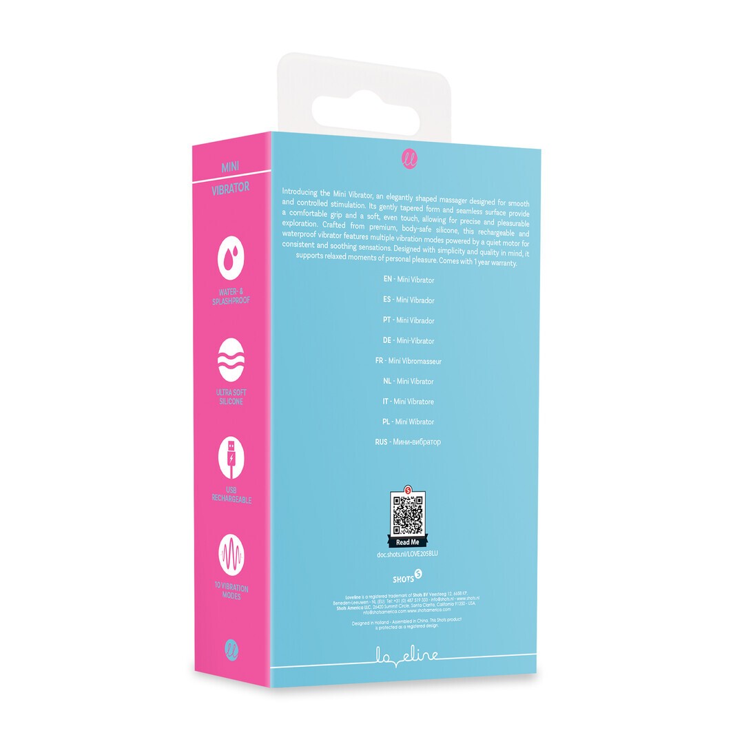 MINI VIBRADOR AZUL LOVELINE 