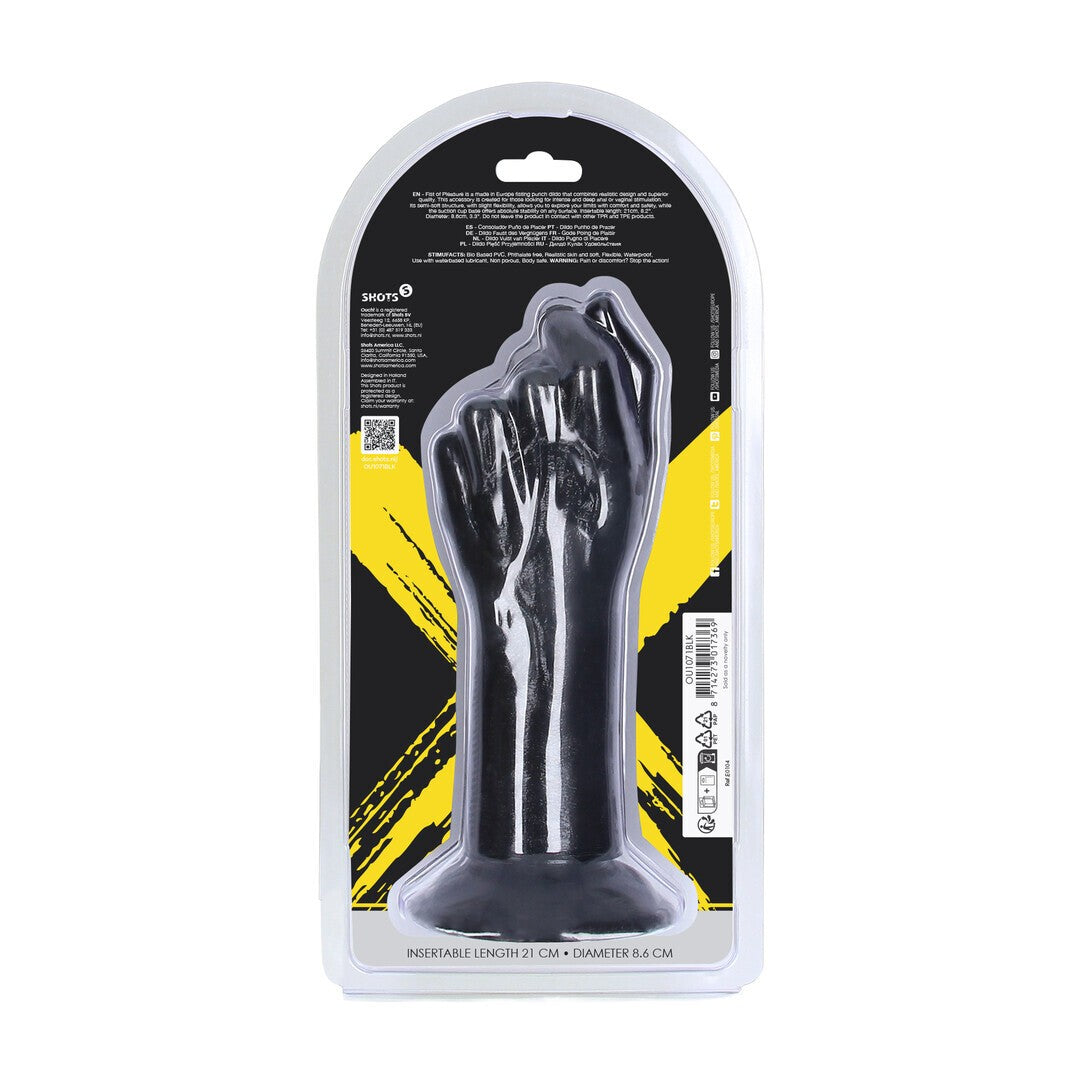 OUCH! FIST OF PLEASURE FIST DILDO 21 CM BLACK