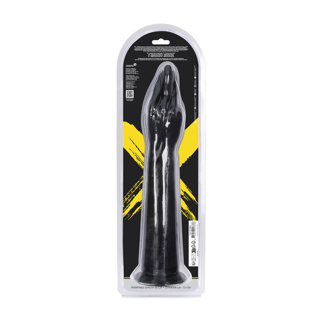 OUCH! HELPING HAND HAND WITH FOREARM DILDO 38 CM BLACK