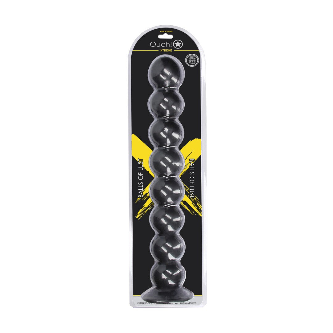 PLUG ANAL BALLS OF LUST 55 CM PRETO OUCH!