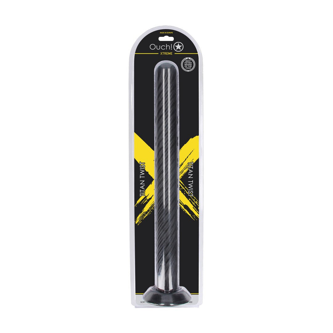 PLUG ANAL TITAN TWIST 48 CM PRETO OUCH!