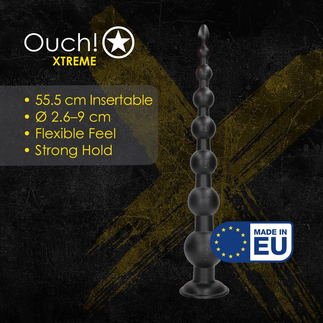 PLUG ANAL DOMINANT DRILL 55.5 CM NEGRO OUCH!