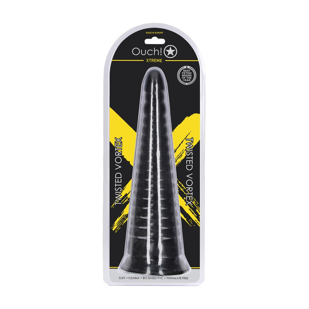 PLUG ANAL TWISTED VORTEX 30 CM BLACK OUCH!