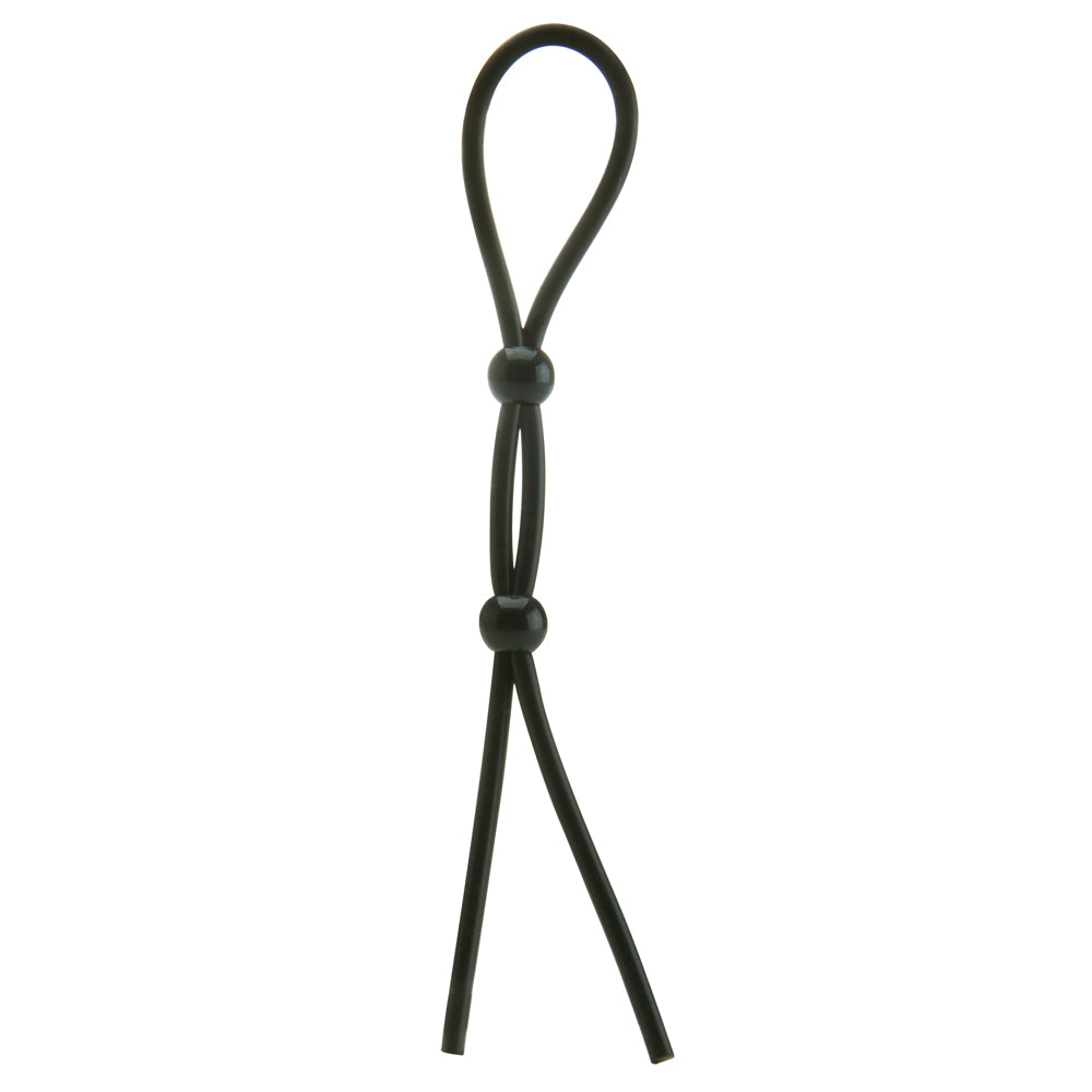 ANEL AJUSTÁVEL PARA O PÉNIS E TESTÍCULOS DOUBLE BOOSTER PRETO - Lust Sexshop