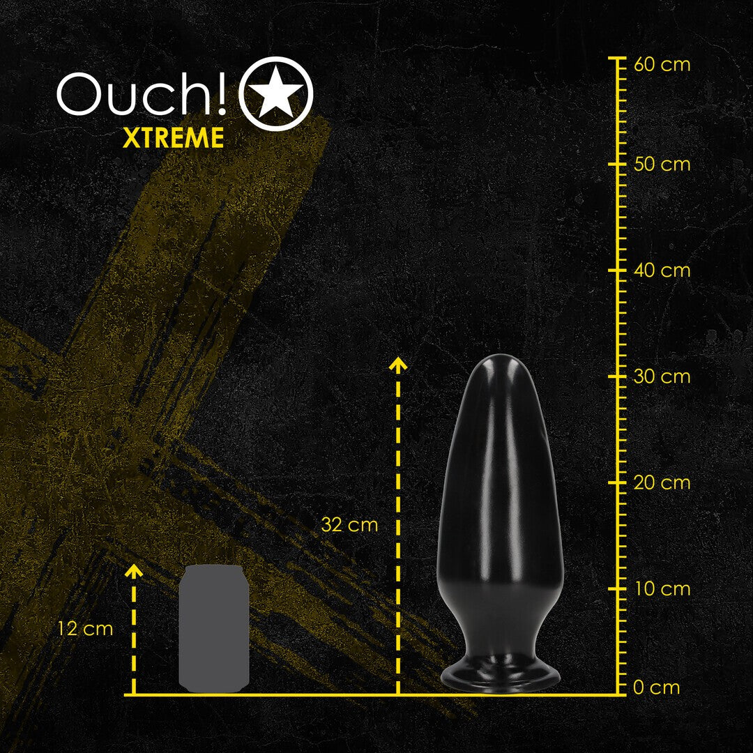 PLUG ANAL MEGA X 29 CM PRETO OUCH!