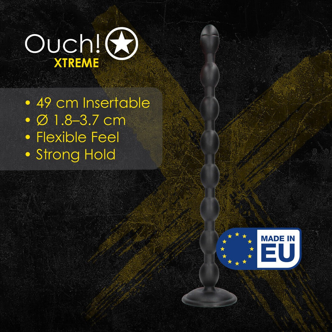 PLUG ANAL CHAIN REACTION 49 CM PRETO OUCH!