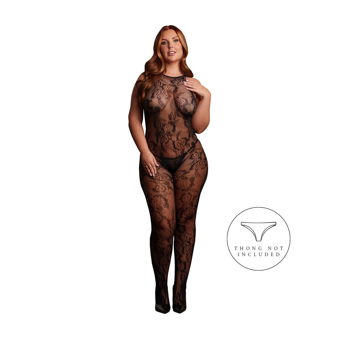 CATSUIT EM RENDA MATILDA TAMANHO QUEEN LE DÉSIR