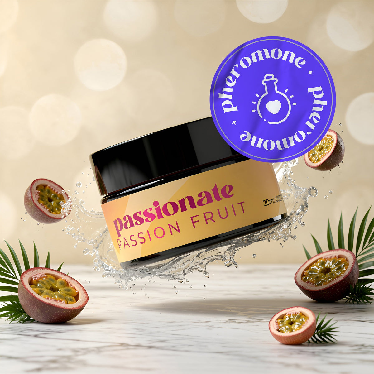 PACK 5 + 1 GRATUITO VELAS DE MASAJE CON DIFERENTES AROMAS Y FEROMONAS 20 ML CRUSHIOUS