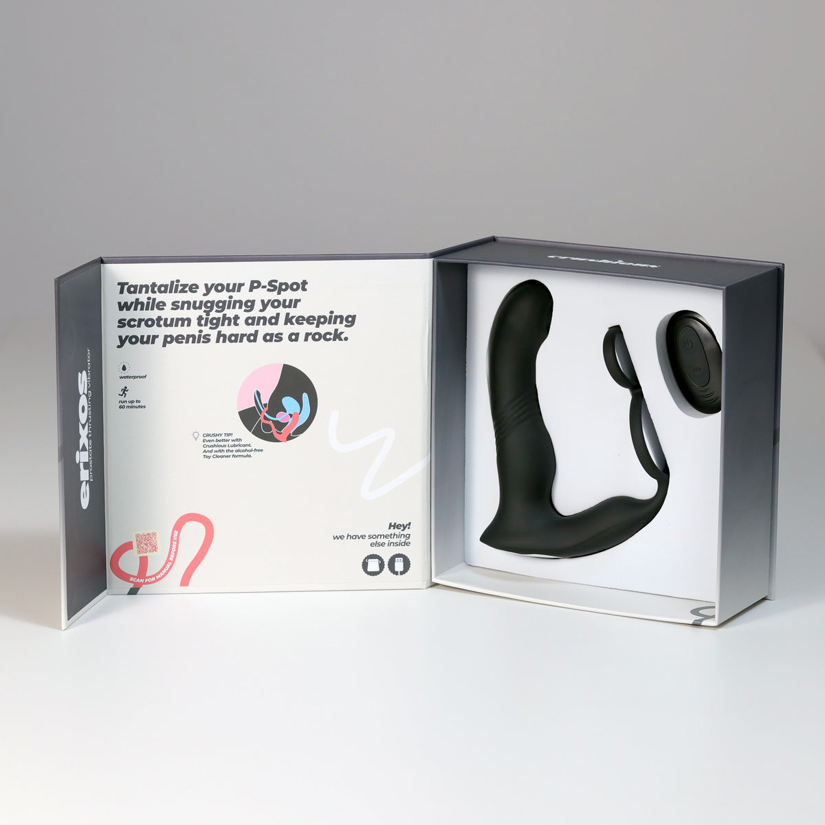 VIBRADOR DE PRÓSTATA COM COMANDO ERIXOS CRUSHIOUS