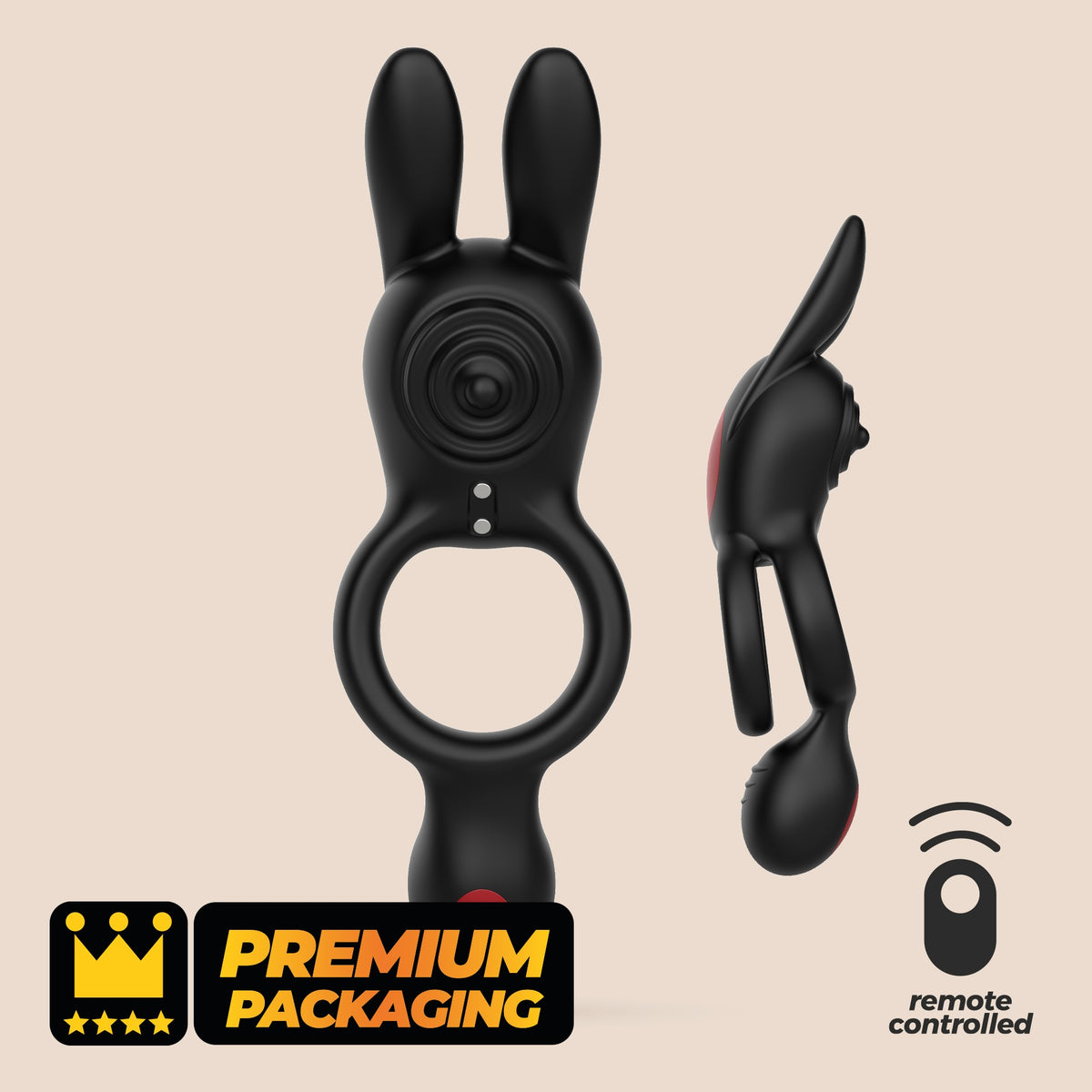 ANEL DUPLO VIBRATÓRIO COM COMANDO DINGO CRUSHIOUS - Lust Sexshop