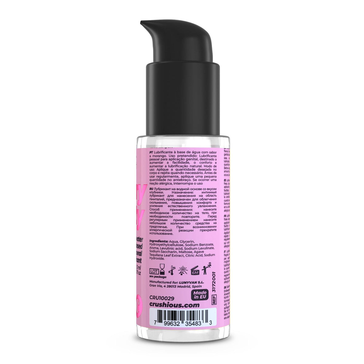 LUBRIFICANTE COM SABOR A MORANGO 50 ML CRUSHIOUS