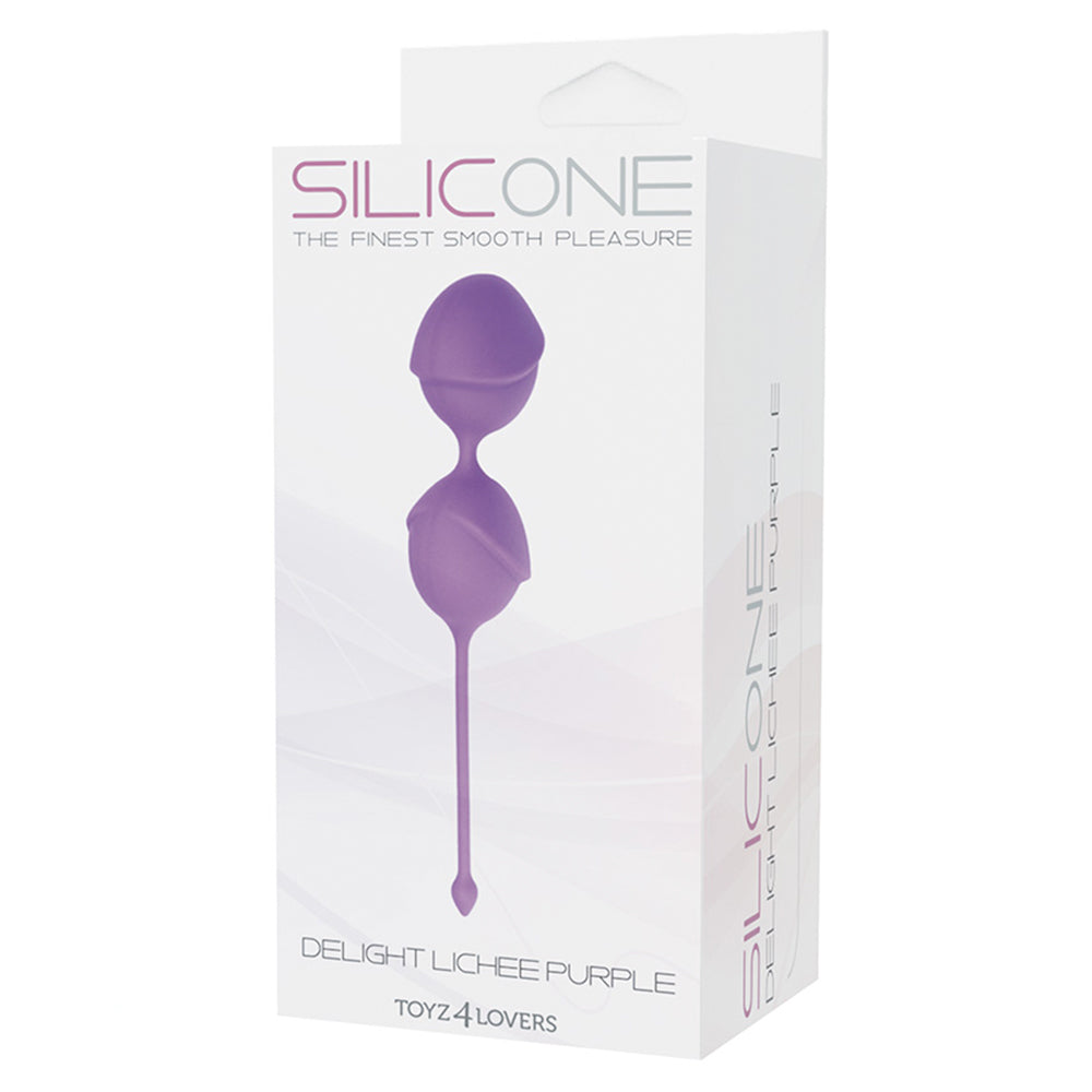 BOLAS ESTIMULADORAS DELIGHT LICHEE ROXAS - Lust Sexshop