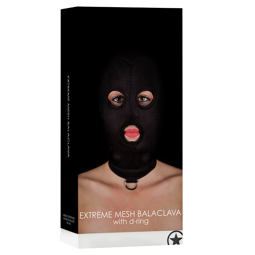 MÁSCARA EXTREME MESH BALACLAVA OUCH! PRETA - Lust Sexshop