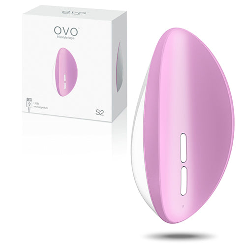ESTIMULADOR RECARREGÁVEL S2 OVO ROSA - Lust Sexshop
