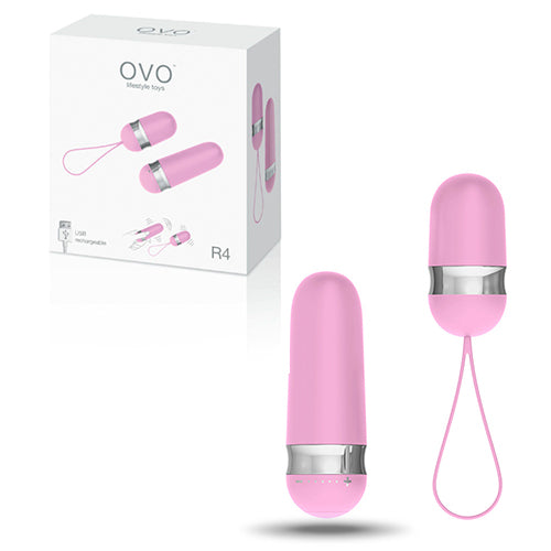 OVO RECARREGÁVEL R4 OVO ROSA - Lust Sexshop