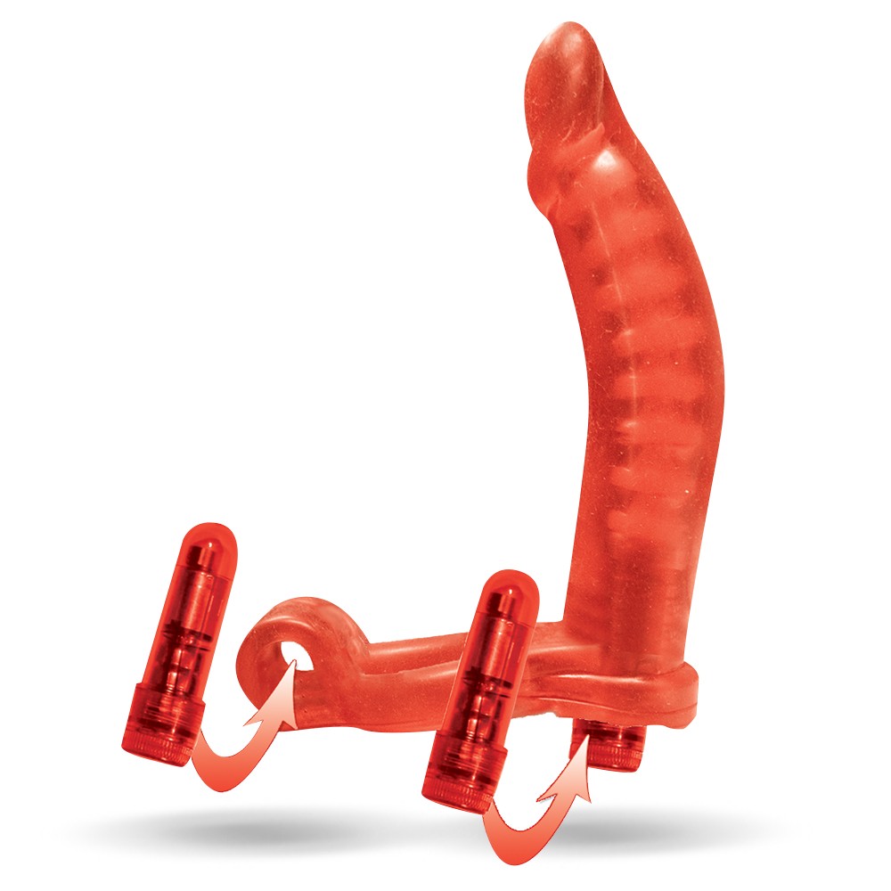 DOUBLE PENETRATOR ULTIMATE VERMELHO - Lust Sexshop