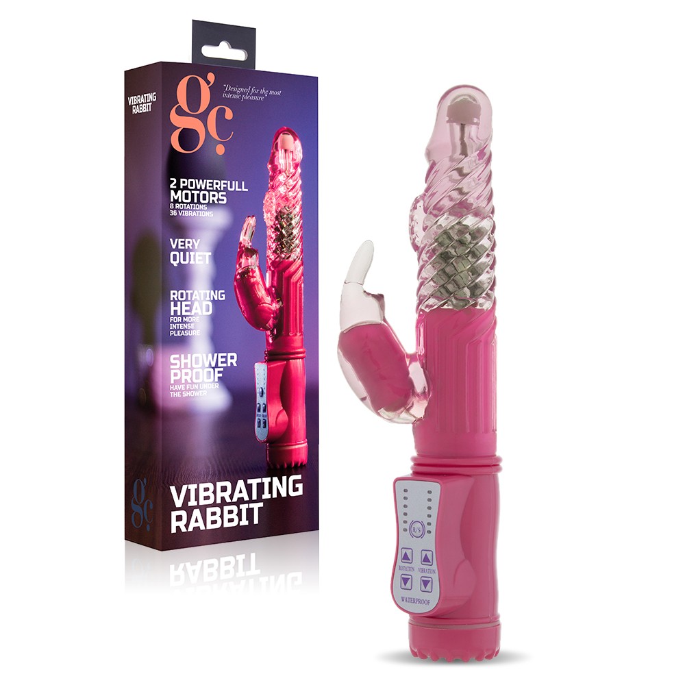 VIBRADOR VIBRATING RABBIT ROSA - Lust Sexshop