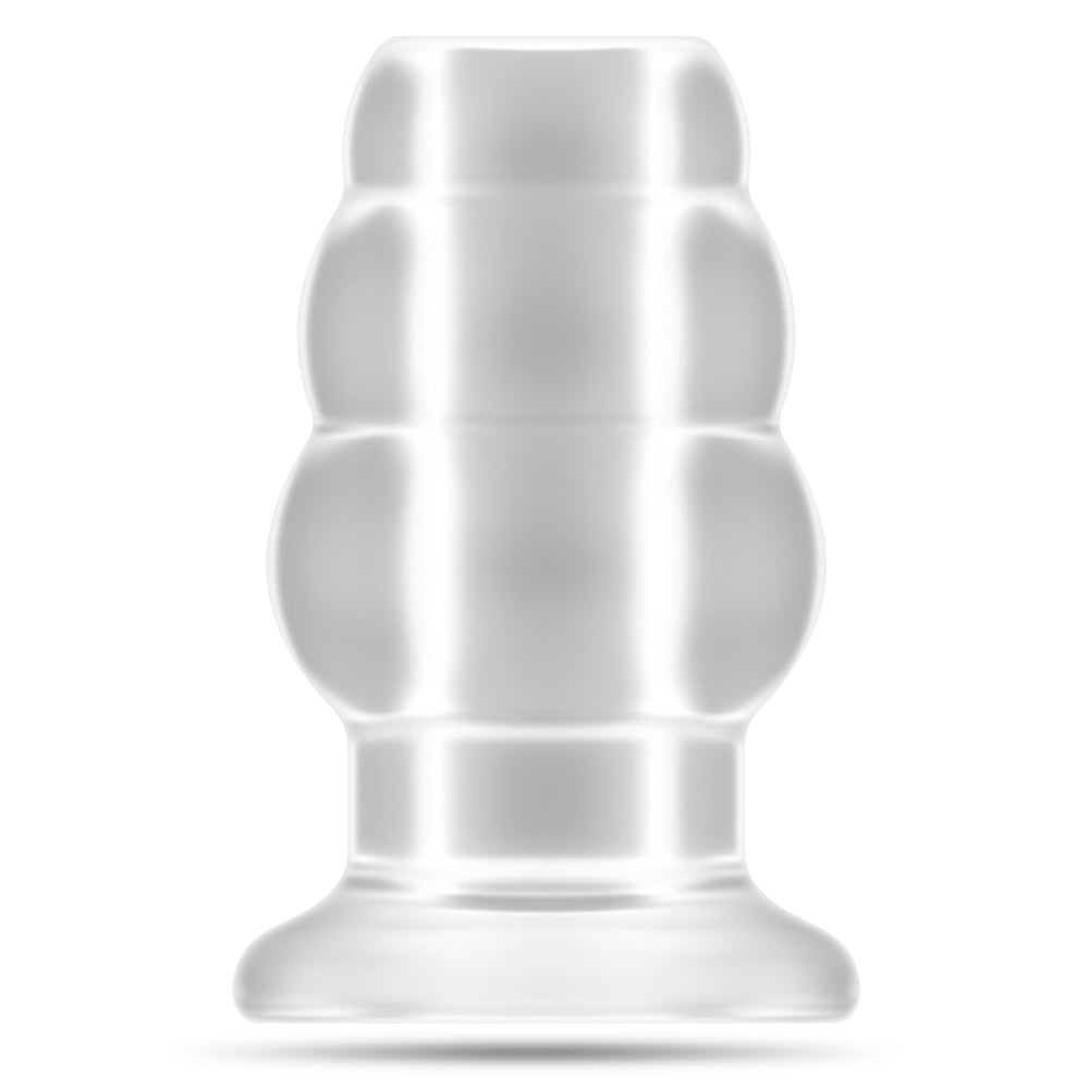 PLUG ANAL LARGE HOLLOW TUNNEL SONO Nº51 TRANSPARENTE - Lust Sexshop