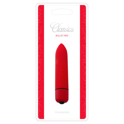 BALA VIBRATÓRIA BULLET VERMELHA - Lust Sexshop