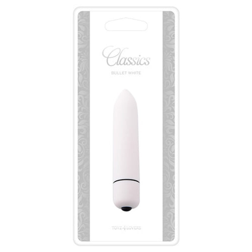 BALA VIBRATÓRIA BULLET BRANCA - Lust Sexshop