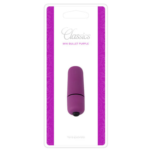 MINI BALA VIBRATÓRIA BULLET ROXA - Lust Sexshop