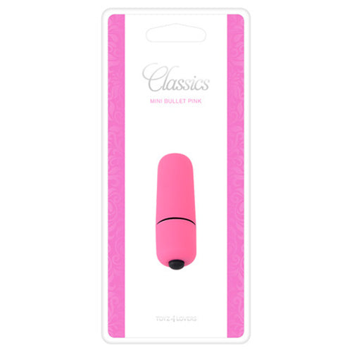 MINI BALA VIBRATÓRIA BULLET ROSA - Lust Sexshop
