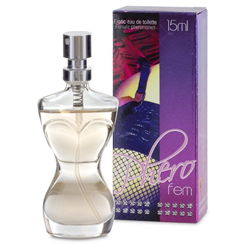 PERFUME COM FEROMONAS PARA MULHER PHEROFEM 15ML - Lust Sexshop